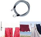 15FT 3mm Outdoor Travel Long Security Cable Lock, Braided Steel Coated Safety - Image 4
