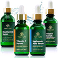 Tree of Life Beauty Facial Skin Care Set, Brightening, Firming, Hydrating, Dry Face, Dermatologist Tested - Niacinamide + Vitamin C + Retinol + Hyaluronic Acid Serum - 4 count of 1 Fl Oz