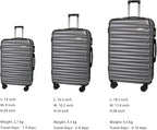 Luggage Sets 3 Piece-Suitcase Set- Luggage - Image 3