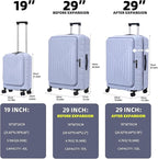 2 Pieces 19/29 Luggage Sets, 19 Inch Carry On Luggage - Image 2