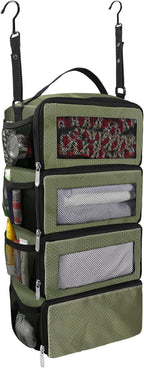 Suitcase Organizer, Travel Luggage Organizer Portable Hanging Travel Shelves by Unknown