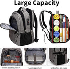 SHRRADOO Anti Theft Laptop Backpack Travel Backpacks - Image 5