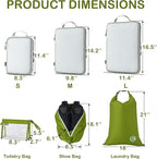 Cipway Compression Packing Cubes Mesh, Lightweight Luggage Organizer Bags - Image 5
