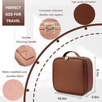 Travel Makeup Bag for Women and Makeup Artists Cosmetic Organizer Large Makeup - Image 3