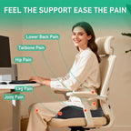 Non-Flattening Seat Cushion for Office Chairs, Gaming Chairs – Donut Pillow - Image 7