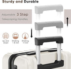 SHOWKOO Luggage Sets 3 Piece 100% PC Ultra Tough Hardside Expandable Suitcases - Image 5