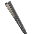 INFINITIPRO BY CONAIR Tourmaline Ceramic 1-Inch Flat Iron Hair Straightener, 1-Inch Flat Iron to Straighten or Curl, 5 Heat Settings, for All Hair Types and Textures, Metallic Gray