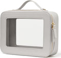 Popvibe Clear Makeup Bag Travel Cosmetic Case Transparent Toiletry Bag by POPVIBE