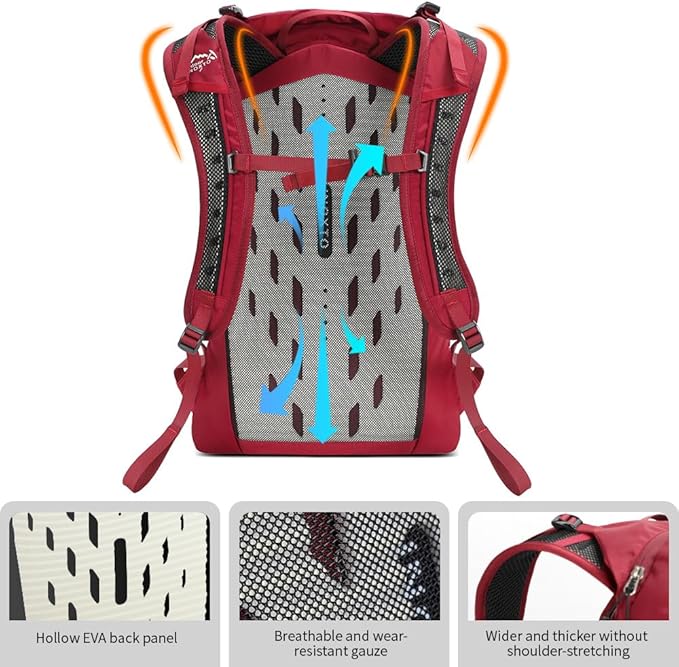 Hiking Hydration Backpack with 3l Water Bladder - Image 4