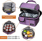 opux Lunch Bag Women Insulated, Adult Lunch Box Cooler, Lunch Box - Image 8