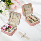 Travel Makeup Bag with LED Mirror with 3 Lighted Settings, Adjustable Dividers - Image 3
