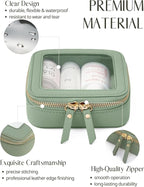 Popvibe Clear Makeup Bag Travel Cosmetic Case Transparent Toiletry Bag - Image 2