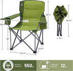 TIMBER RIDGE Oversized Folding Camping Chair - Image 3
