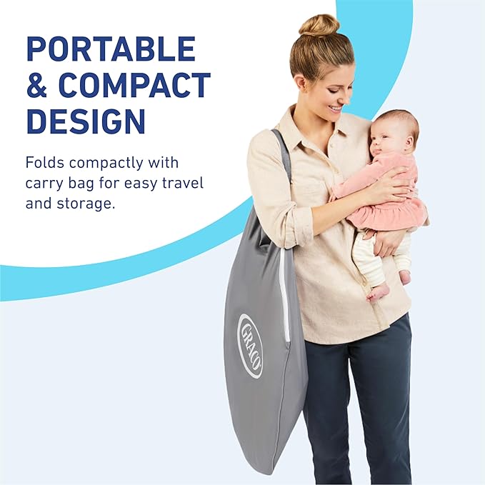 Graco Pack ’n Play Travel Dome LX Playard – Raised Travel Bassinet, UV‑50 Canopy - Image 5