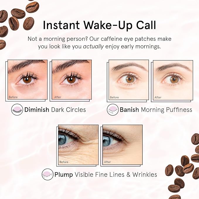 grace & stella Caffeine Under Eye Patches - Image 4