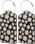 Set of 2 Luggage Tag for Suitcases Tie dye PU Leather Luggage Tag by OMXNAQZ