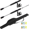 2-Piece Fishing Rod and Spinning Reel Combos by RHINR