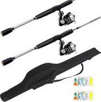 2-Piece Fishing Rod and Spinning Reel Combos by RHINR