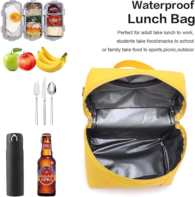 NOL Natural Organic Lifestyle Insulated Lunch Bags - Image 4