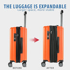 KROSER Hardside Expandable Carry On Luggage - Image 5
