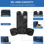 Bukere Garment Duffle Bags for Travel, Convertible Carry on Bag - Image 2