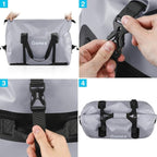 Gonex 40L 60L 80L Extra Large Waterproof Duffle Travel Dry Duffel Bag Heavy - Image 8