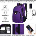 Travel Laptop Backpack, Anti Theft Backpack - Image 2