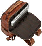 FRYE Logan Backpack Backpack Cognac Antique Pull Up One Size - Image 9
