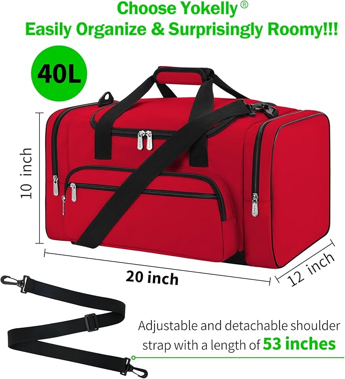 Sports Duffel Bag 20 inch for Travel Gym - Image 5