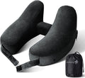 Sunany Neck Pillow for Travel Inflatable Airplane Pillow Comfortably Supports by Sunany
