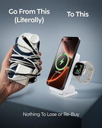 myCharge EcoHub 3 in 1 Apple Charging Station & Magsafe Battery Pack | Wireless - Image 3