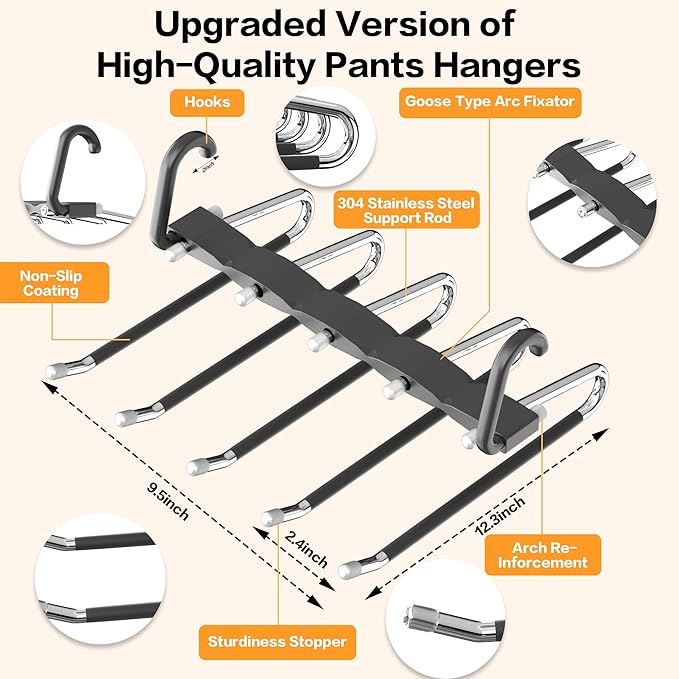 Pants Hangers Space Saving - Image 5