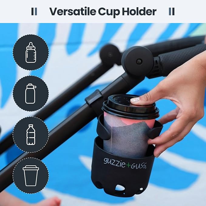 Guzzie+Guss Oxygen v2 Lightweight Stroller & Universal Cup Holder Bundle – - Image 5