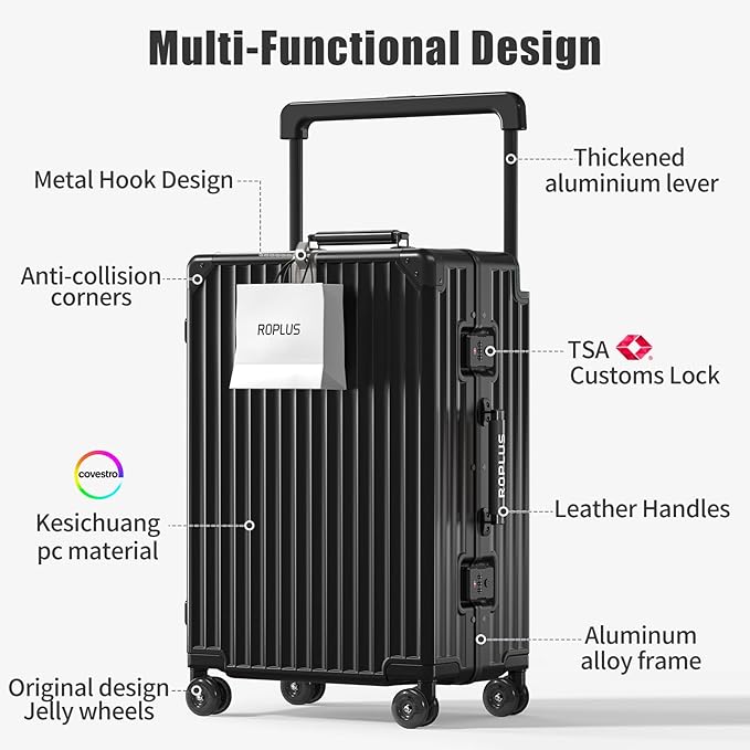 Aluminium Frame Checked-Luggage - Image 2