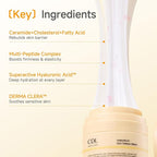 CDL Silk Tangle Collagen Lifting Face Cream - Instant Firming & Plumping for Sagging Skin with Peptides, Ceramide, Deep Hydration with Hyaluronic Acid - Pore Care & Elasticity - Korean Skincare