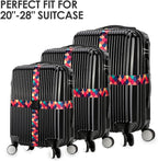 Adjustable Travel Luggage Strap Suitcase Belt Travel Bag Accessories 1.96 in W - Image 4