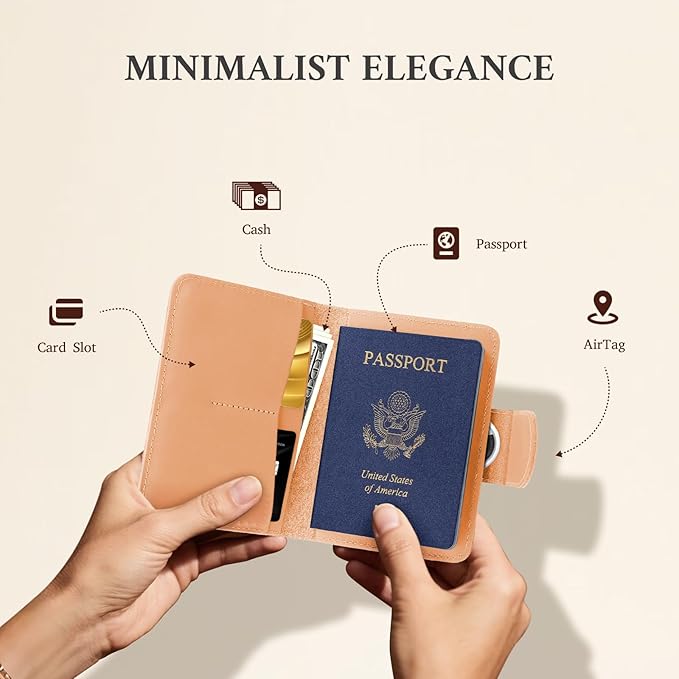 ALLIVE Genuine Leather Passport Holder, Rfid Passport Holder - Image 6
