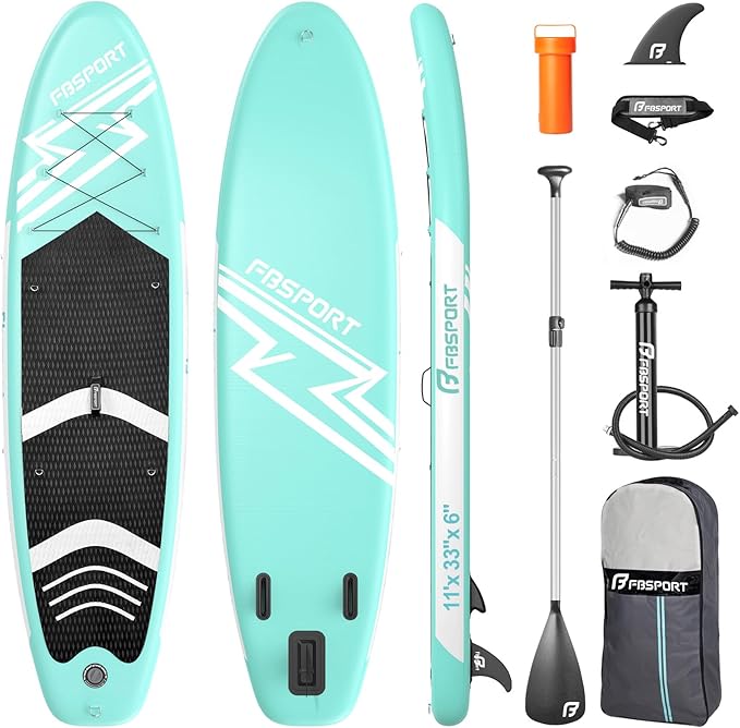 FBSPORT 11' Premium Stand Up Paddle Board, Yoga Board by FBSPORT