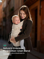 GROWNSY Baby Carrier Newborn to Toddler, Ergonomic Baby Toddler Carrier Wraps - Image 3