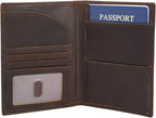 Polare Full Grain Leather Passport Holder RFID Blocking Travel Bifold Wallet by polareoriginal