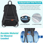 RAINSMORE Hiking Backpack 40L Waterproof Camping Backpack Lightweight Packable - Image 6