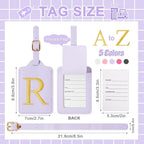 Personalized Initial Luggage Tags - Image 2