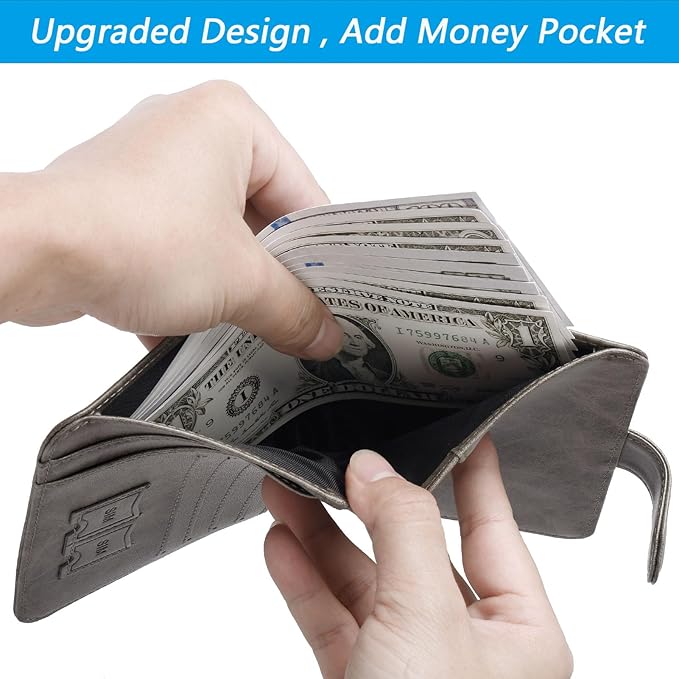 Airtag Passport Holder Cover Wallet RFID Blocking Leather Case Travel - Image 4