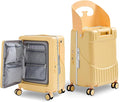 TABU 20" Ride-on Luggage with Seat，Front Opening Carry-On Hardshell Ride On by TABU