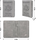 Melsbrinna Premium Leather Passport Holder Covers Case, Waterproof Rfid - Image 4
