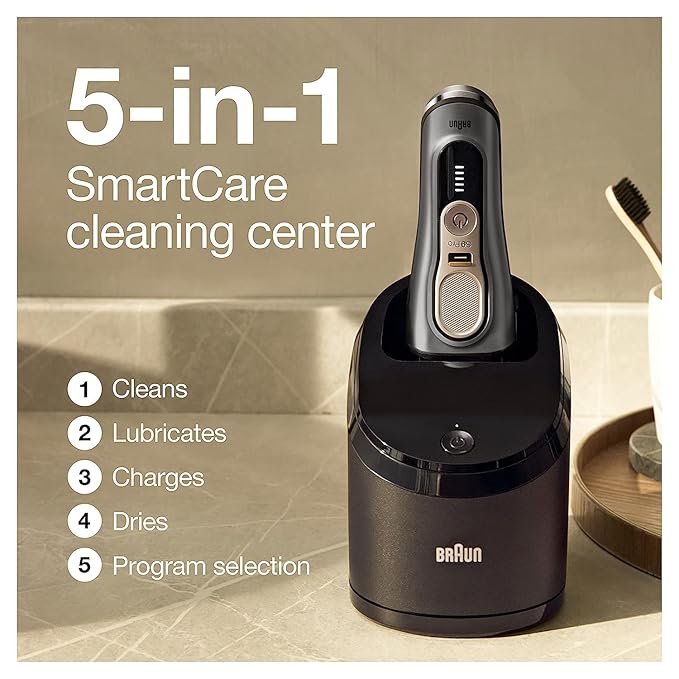 Braun Electric Razor for Men, Series 9 Pro 9465cc Wet & Dry Electric Foil Shaver - Image 7