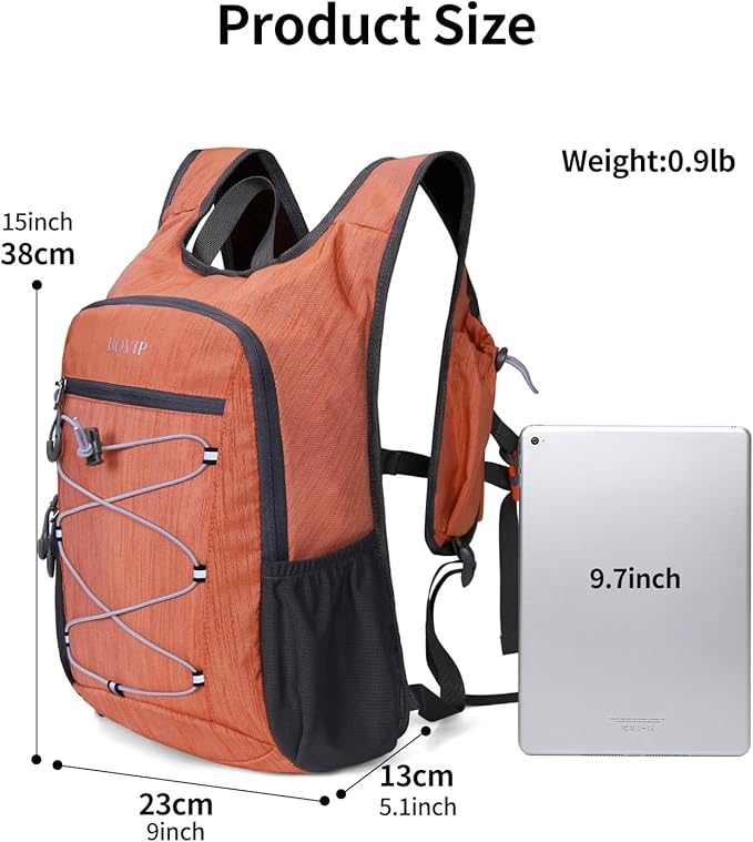 BOVIP 20L Hiking Backpack Lightweight Packable Hiking Daypack Small Travel - Image 6