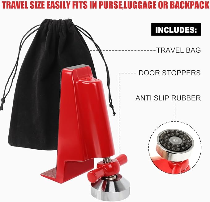 Door Stoppers Security, Portable Door Lock Brace - Image 3
