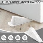 Frienda 2 Pcs Jumbo Door Stoppers Heavy Duty Door Stopper Tall up to 2inch Tall - Image 5