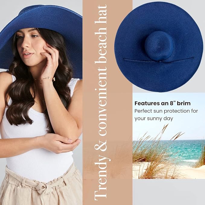 San Diego Hat Company Women's Ultrabraid X-Large Brim Hat, Adjustable Sun Hat - Image 3